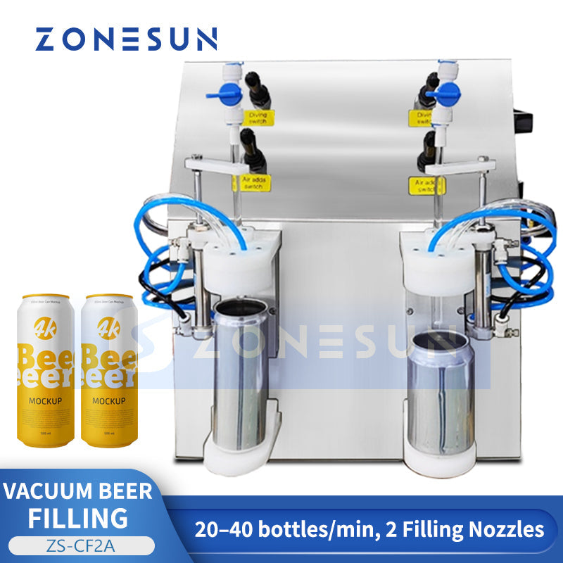 Vacuum Beer Filling Machine for Carbonated Drinks