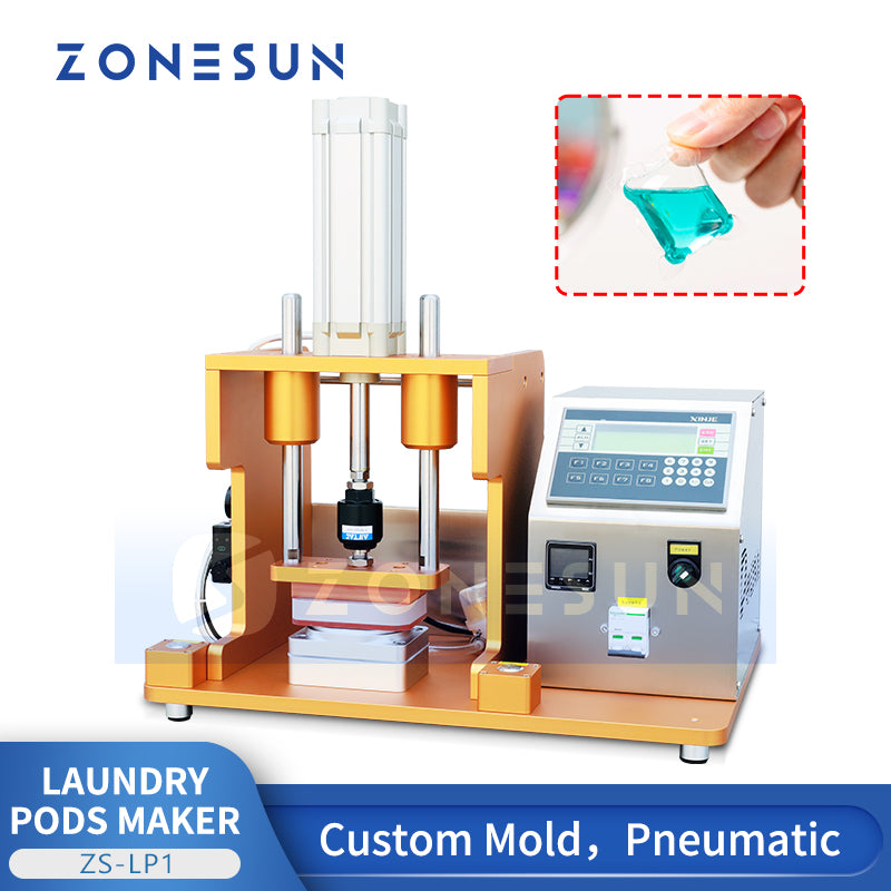ZONESUN ZS-LP1 Desktop Laundry Pod Sample Maker with Custom Molds