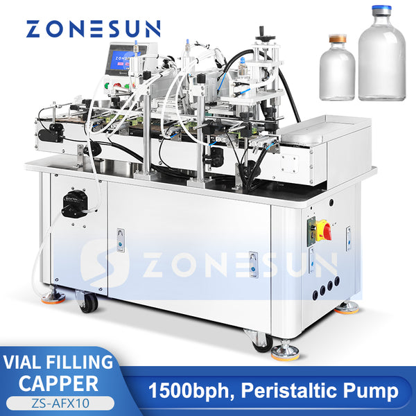 ZONESUN ZS-AFX10 Vial Filling and Stoppering Capping Machine