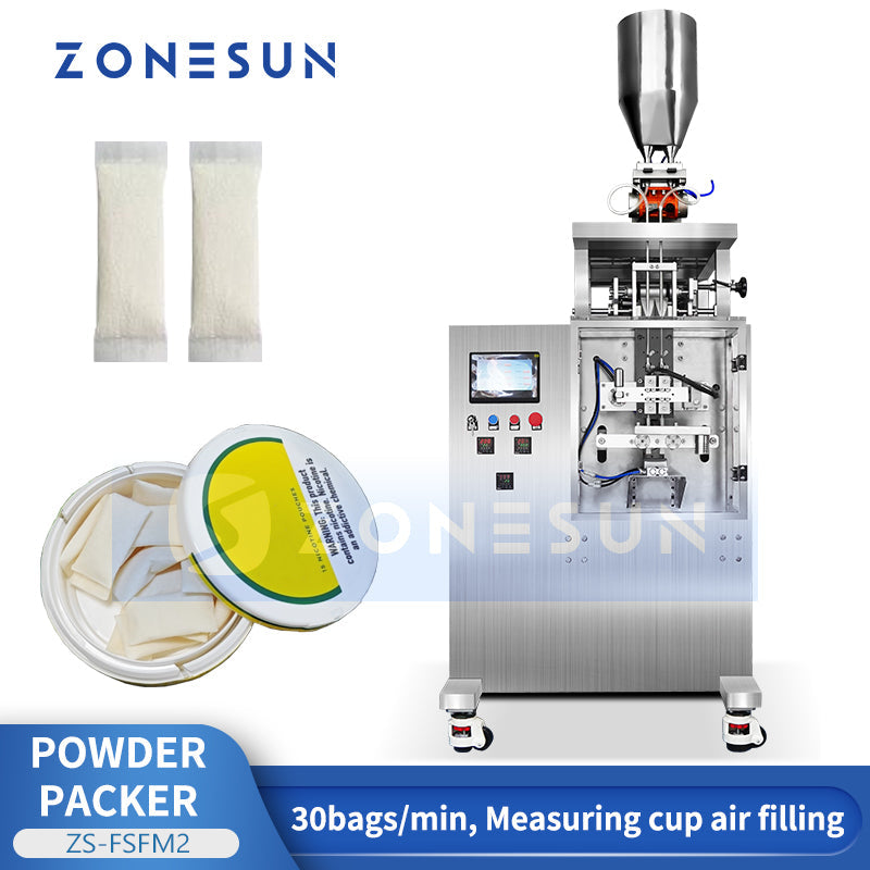Dual-Lane Stick Sachet Ultrasonic Powder Packing Machine