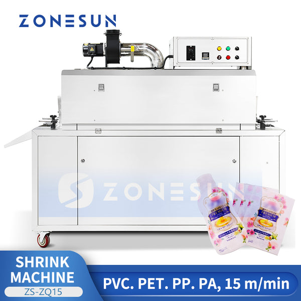 ZONESUN ZS-ZQ15 Steam Shrink Sleeve Tunnel for Packaging