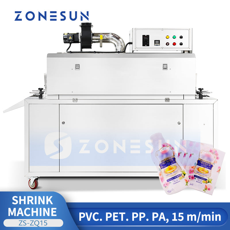 ZONESUN ZS-ZQ15 Steam Shrink Sleeve Tunnel for Packaging