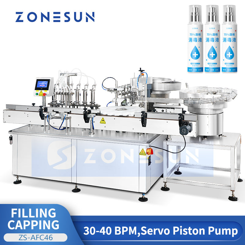 Spray Bottle Filling Capping Machine