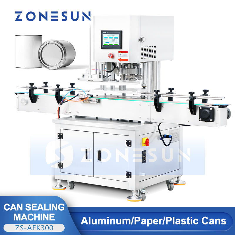 ZONESUN ZS-AFK300 Automatic Can Seamer Bottle Sealing Machine