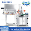 ZONESUN ZS-FS600 Automatic Yogurt Cup Filling & Sealing Machine