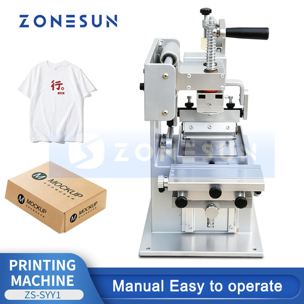 ZONESUN ZS-SYY1 Manual Pad Printer for Cosmetics, Electronics & Logo Decoration