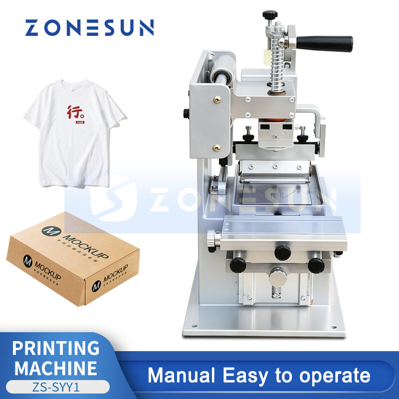 ZONESUN ZS-SYY1 Manual Pad Printer for Cosmetics, Electronics & Logo Decoration