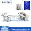 ZONESUN ZS-ZB350S Servo Horizontal Flow Anti Tamper Wrapper for Bubble Film