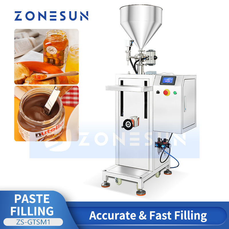 ZONESUN Servo Motor Paste Filling Machine