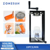 ZONESUN ZS-FJG100 Manual Can Seamer for PET & Aluminum Cans in Small-Batch Production