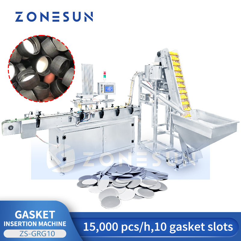 ZONESUN ZS-GRG10 Aluminum Wad Inserting & Counting Machine