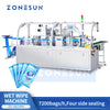 ZONESUN Wet Wipe Packaging Machine 