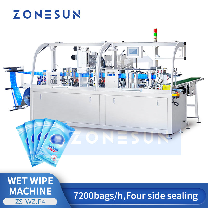 ZONESUN Wet Wipe Packaging Machine 