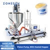 Jacketed hopper filling machine