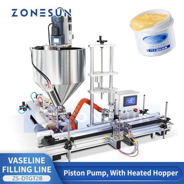 Jacketed hopper filling machine
