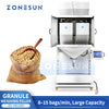 ZONESUN ZS-HG200 Dual-Hopper Granule Weighing and Filling Machine Beans Seeds Nuts Filler