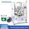 ZONESUN ZS-AFS20D Automatic Hidden Tea Cup Filling and Sealing Machine for Tea and Coffee