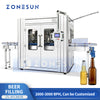 ZS-AFC883B beer bottling machine with isobaric filling and crown capping system