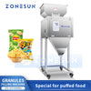 ZONESUN ZS-FZ1000L Semi-automatic Puffed Food Particle Weighing Filling Machine