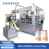 ZONESUN ZS-AFS100  Automatic  Beverage Filling and Sealing Machine for Dairy Bottles
