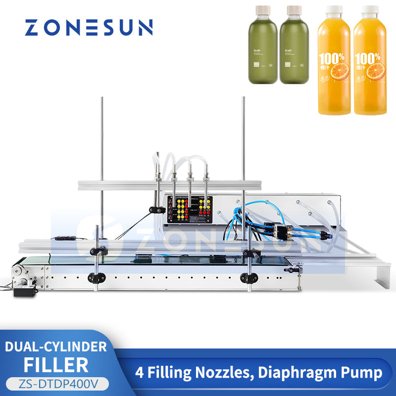  ZONESUN Liquid Beverage Juice Filling Machine