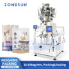 ZONESUN ZS-AFS08K6 Automatic Rotary Premade Pouch Filling Sealing Machine Granules Nuts Filling Weighing Equipment