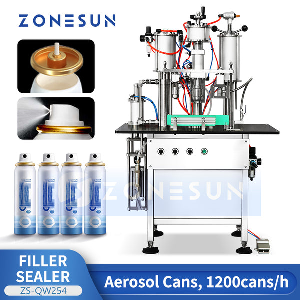 Aerosol  filling machine