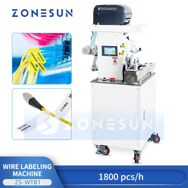 ZONESUN ZS-WTB1 Automatic Wire Harness Label Printing and Folding Machine