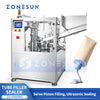 ZONESUN ZS-FS009D Automatic Soft Tube Filling and Sealing Machine for A+B Creams Toothpaste Cosmetic