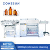 ZONESUN ZS-UWB5 Automatic Ultrasonic Bottle Washing Packing Line