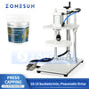 ZONESUN ZS-PDCM100C Semi-Automatic Pneumatic Plastic Bucket Lid Pressing Machine
