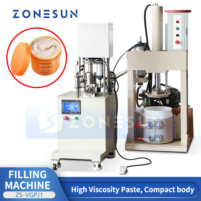 Zonesun ZS-VGPJ1 Pneumatic Paste Hydraulic Press Filling Machine
