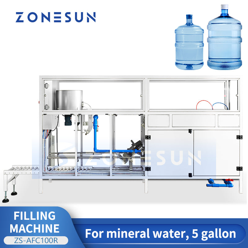 Automatic Barreled Water Liquid Gallon Filling Capping Machine