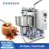 ZONESUN ZS-BM150 Industrial Vertical Chocolate Ball Mill Refiner for Chocolate Cocoa Paste and Nut Butter Grinding