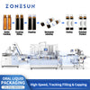 ZONESUN ZS-FAL180V20 Automatic Tube-shaped Bottle Filling, Capping, Labeling & Coding Production Line