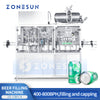 ZONESUN ZS-CBFC4 Beer Cola POP Can Filling and Sealing Machine