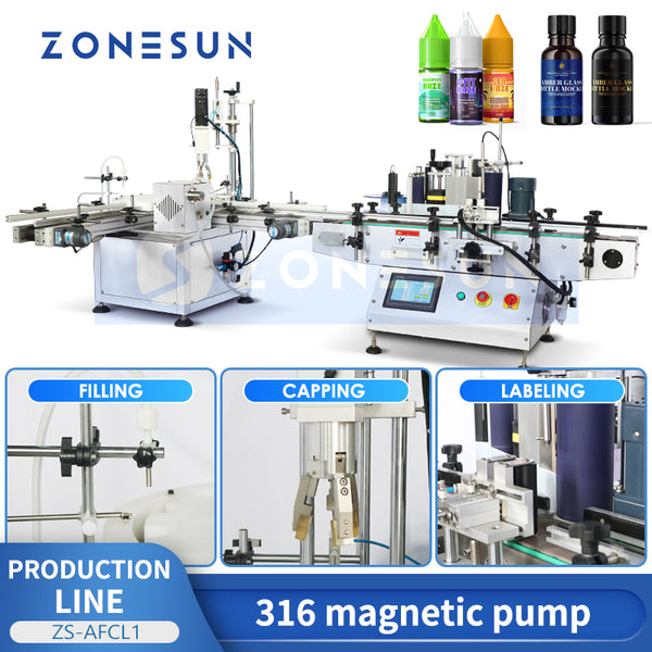 Magnetic Filling and Capping Production Line