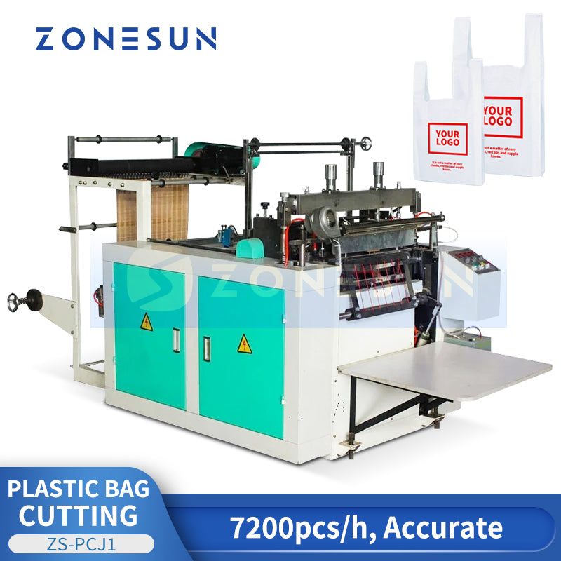 ZONESUN ZS-PCJ1 Automatic Plastic Vest Bag Making and Cutting Machine