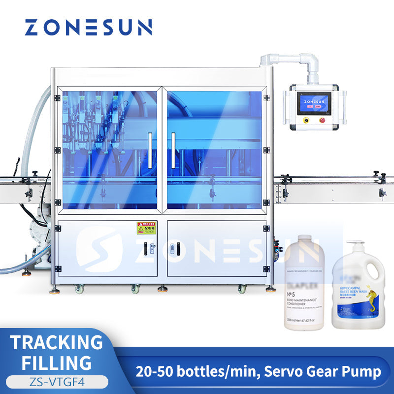 Automatic 4-Head Tracking Filling Machine 