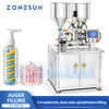 ZONESUN ZS-MCS4 Dual-Color Spiral Pattern Cosmetic Cream Filling Machine