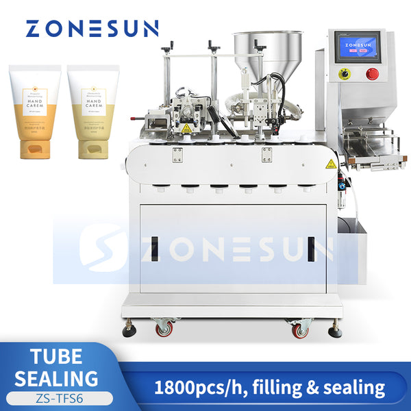 ZONESUN ZS-TFS6 Ultrasonic Tube Filling and Sealing Machine
