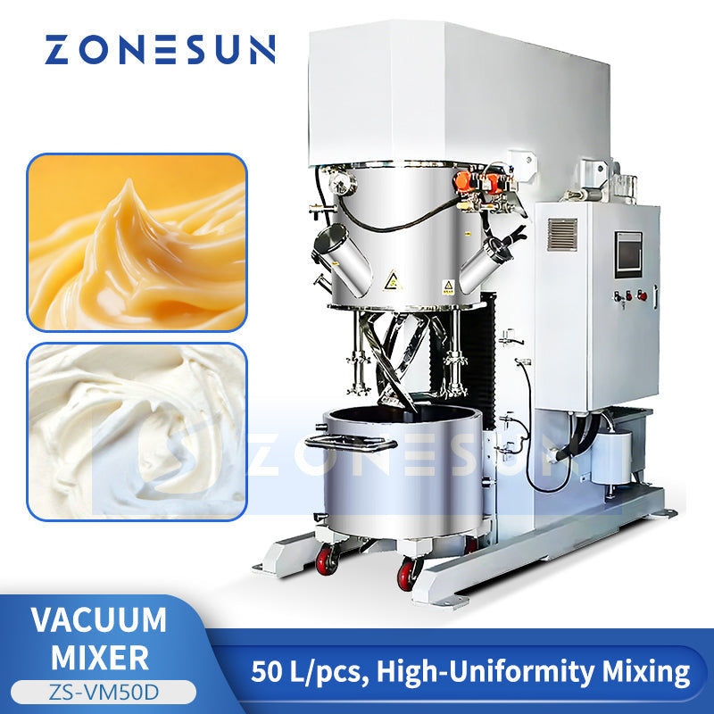 Double planetary mixer