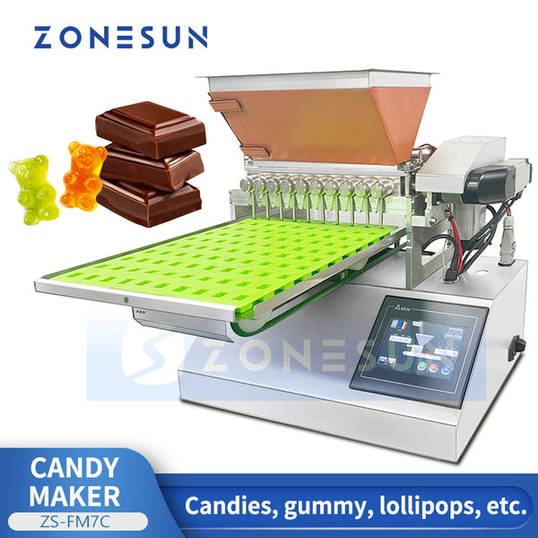 ZONESUN ZS-FM7C Semi-automatic Candy Chocolate Making Machine