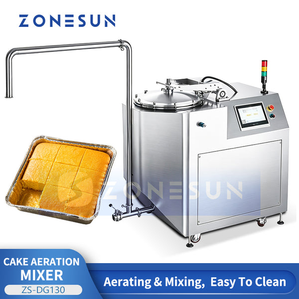 ZONESUN ZS-DG130 Automatic Cake Aeration Mixer