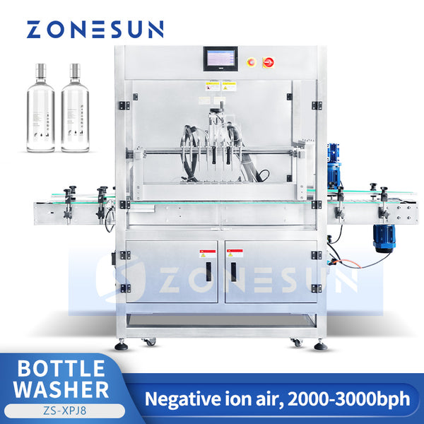 ZONESUN ZS-XPJ8 Automatic 8 Heads Anion Rinsing Machine