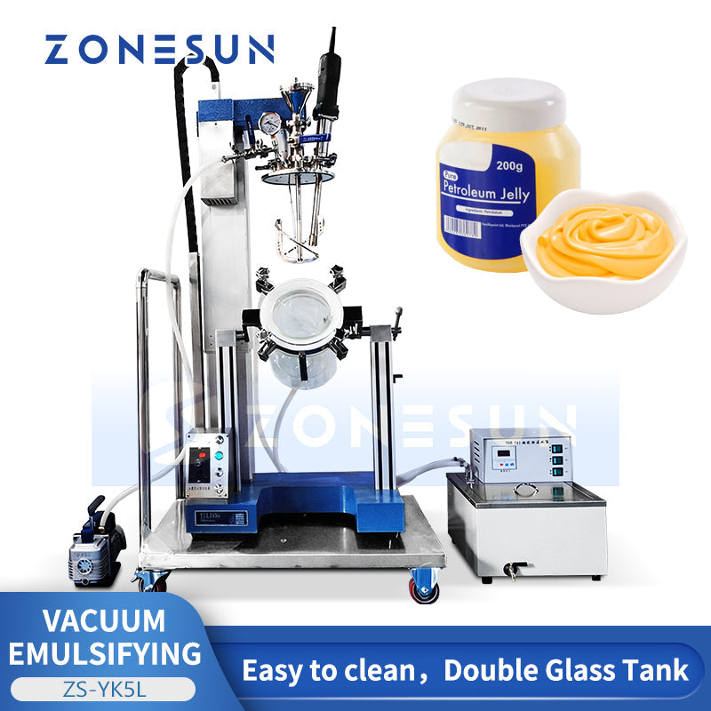 Vacuum homogenizer mixer