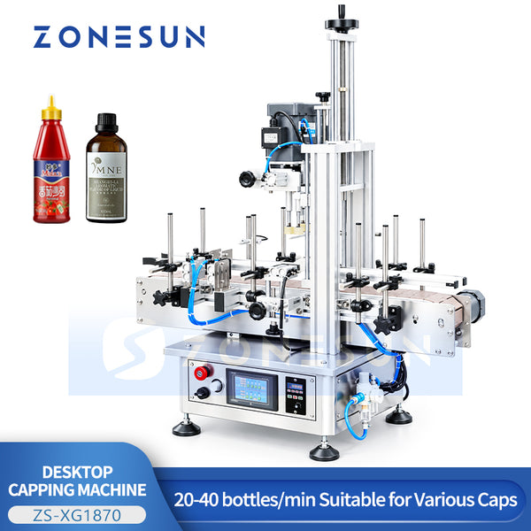 Tabletop Pneumatic Spindle Capping Machine