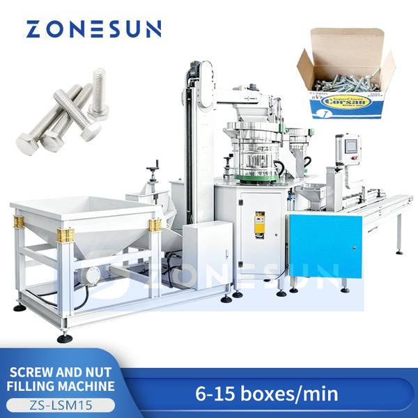 ZONESUN ZS-LSM15 Granule Packaging Machine Nut and Bolt Packer