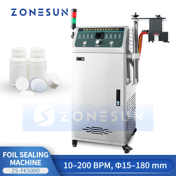 ZONESUN ZS-FK5000 Water Cooled Bottle Sealing Machine