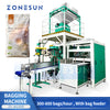 ZONESUN Z5-AG300 Automatic Bagging & Weighing Machine for Grain Rice Corn Fertilizer Feed Plastic Granules and Powder Materials